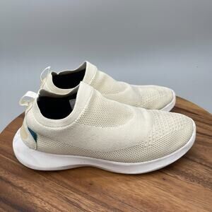 Vessi Everyday 2.0 Slip-On Shoes Mens Size 10 Ivory Comfort Casual Sneakers